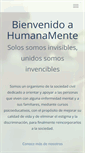 Mobile Screenshot of humanamente.org.mx